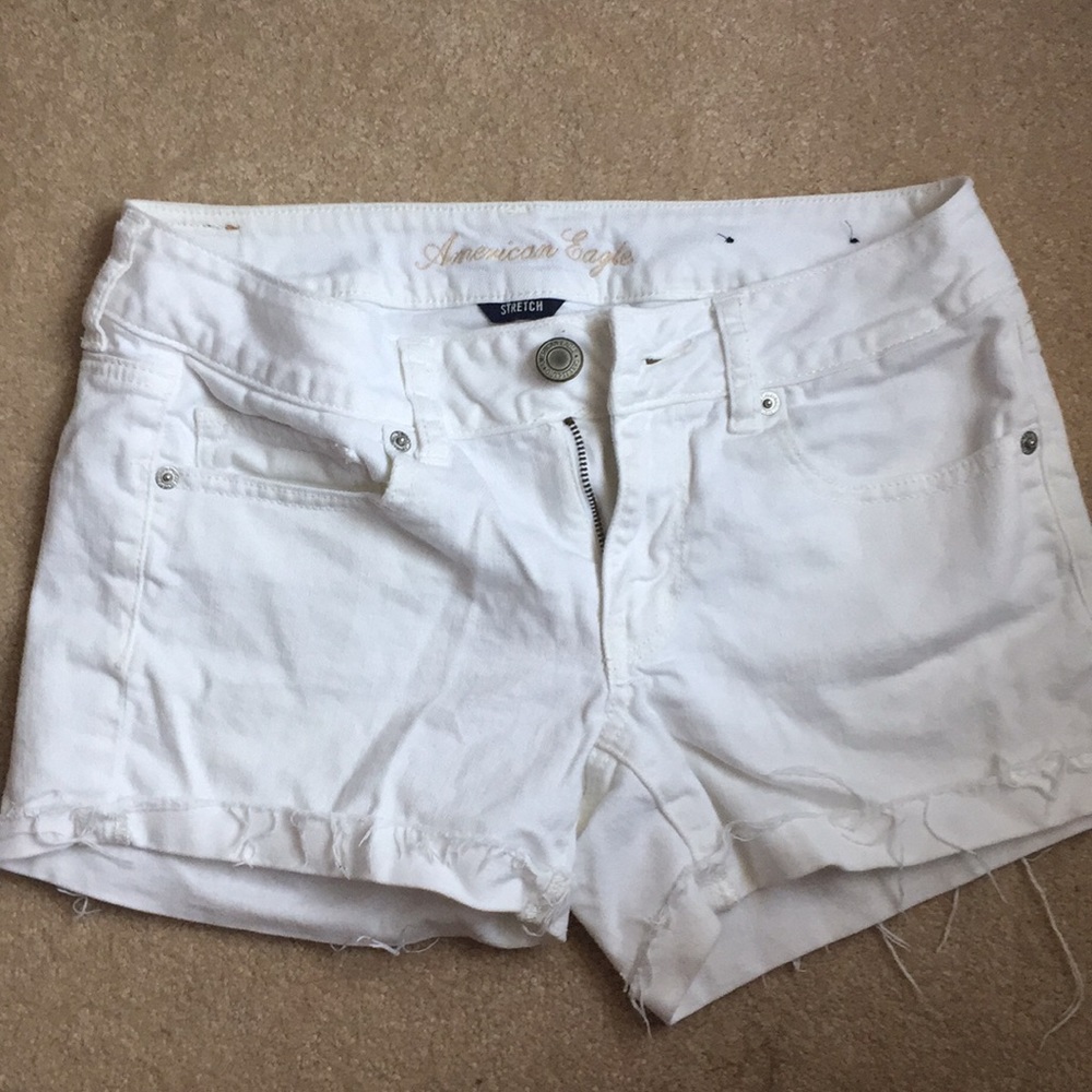 American Eagle White Shorts